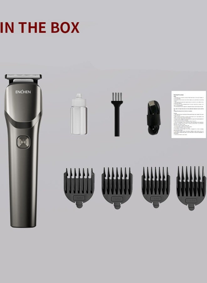 Hair Cutting Tool, Professional Hair Clipper Hair Clipper Rechargeable Electric T-Shaped Contour Finishing Cutter Hair Clipper Cordless Electric Clipper