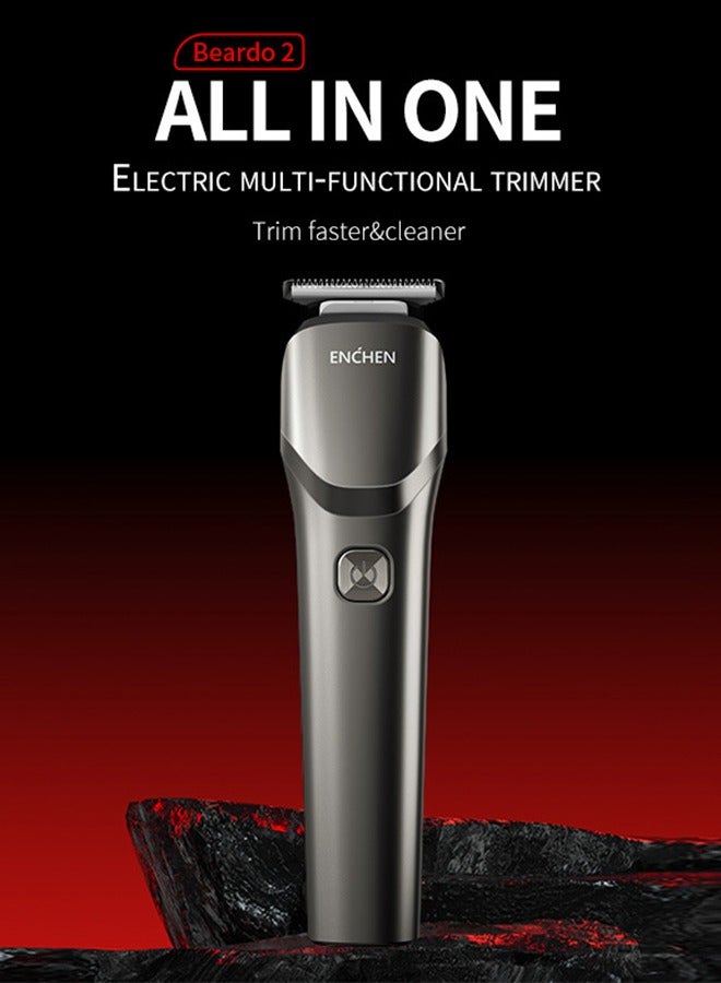 Hair Cutting Tool, Professional Hair Clipper Hair Clipper Rechargeable Electric T-Shaped Contour Finishing Cutter Hair Clipper Cordless Electric Clipper