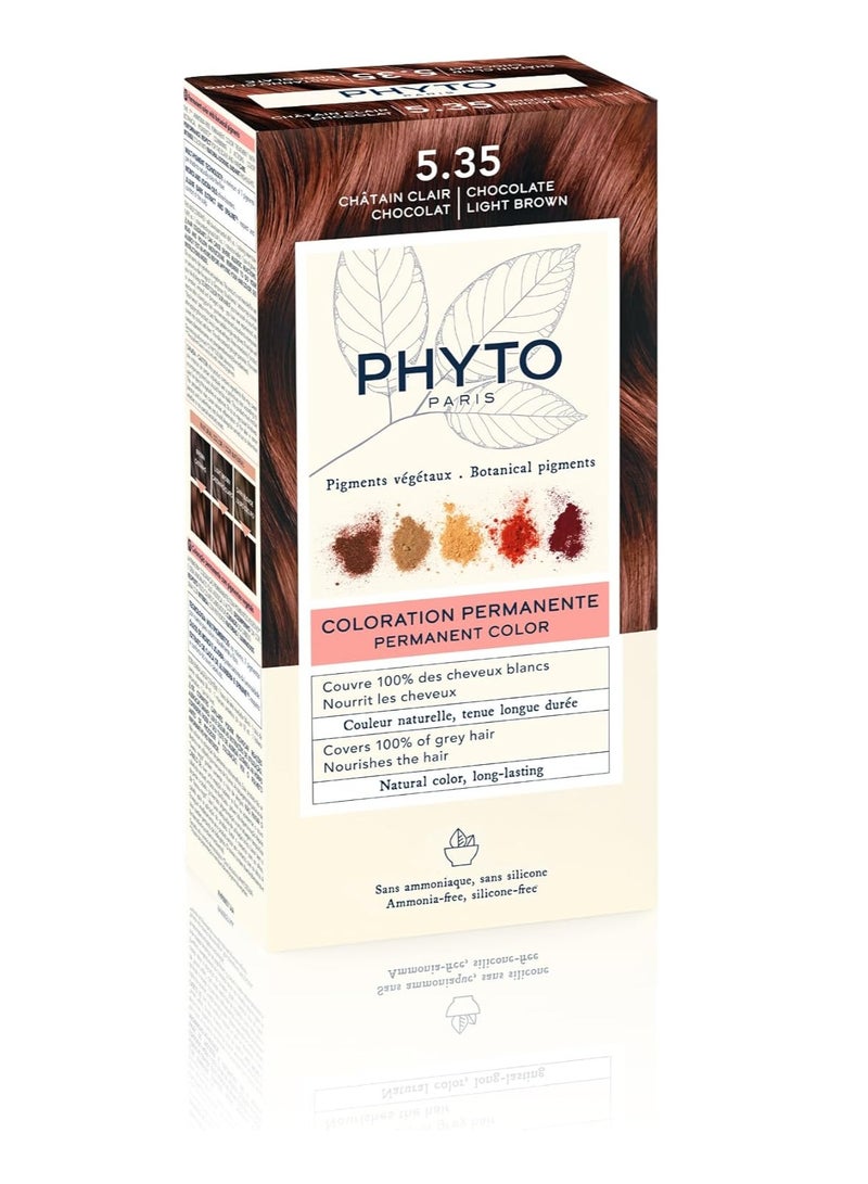 Phytocolor Permanent Hair Color - 5.35 Choclate Light Brown