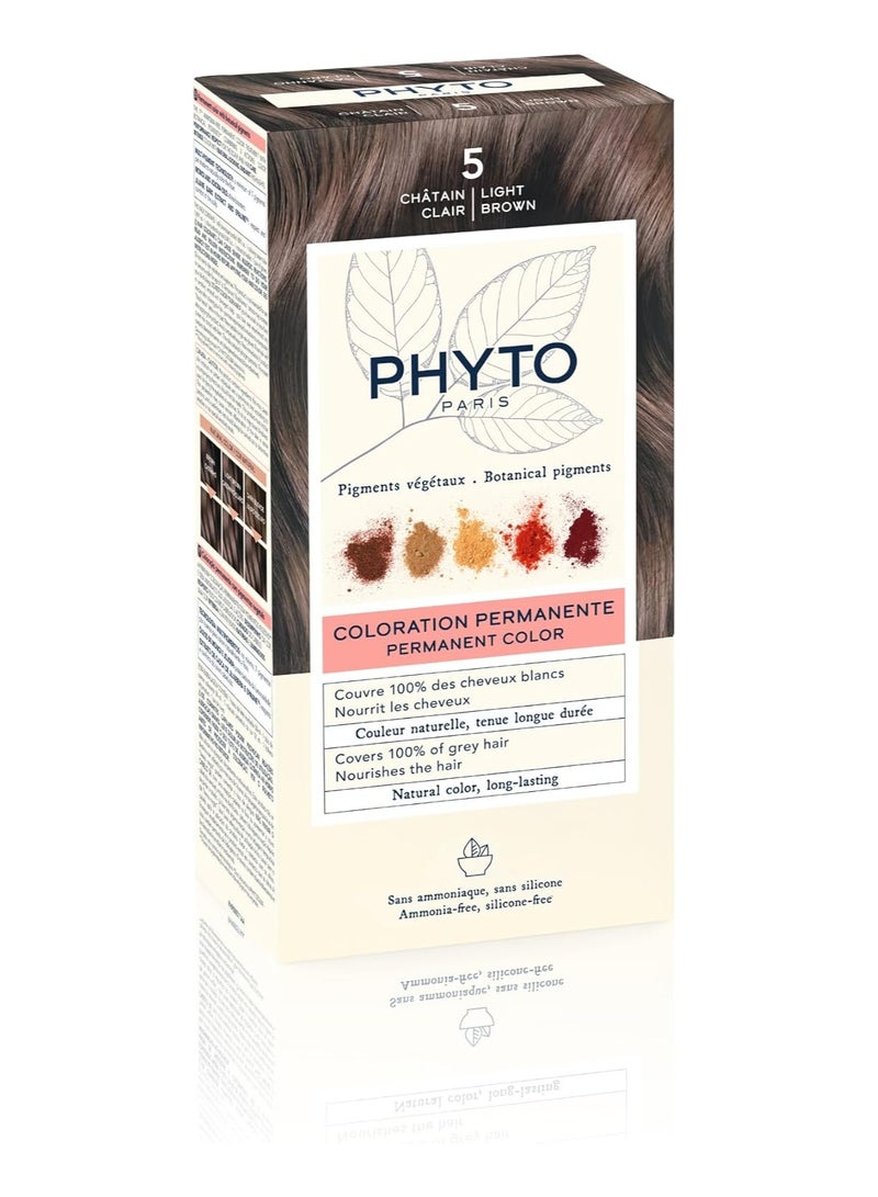 Phytocolor Permanent Hair Color - 5 Light Brown