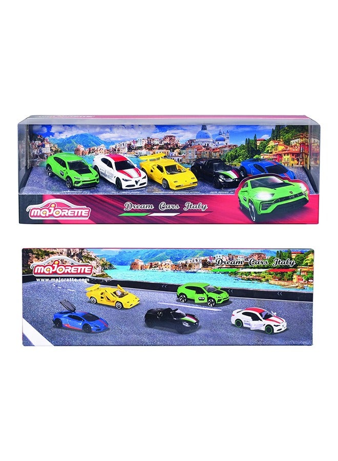 Dream Cars Italy, 5 Pieces Giftpack