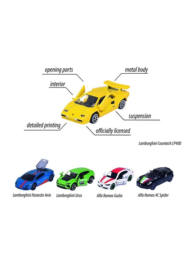 Dream Cars Italy, 5 Pieces Giftpack