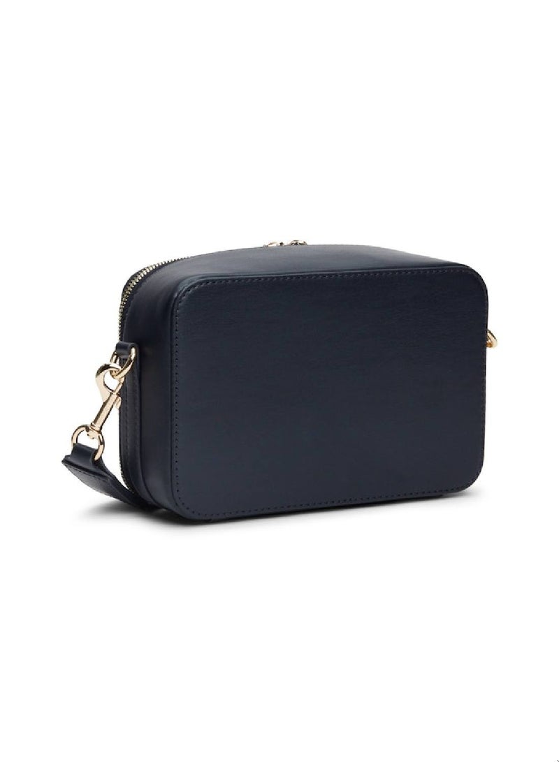 Women's TH Distinct Camera Crossover Bag - Faux Leather, Blue