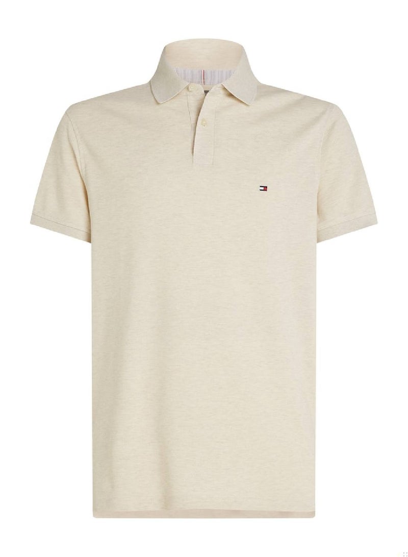 Men's 1985 Collection Regular Fit Polo -  Stretch organic cotton, Beige