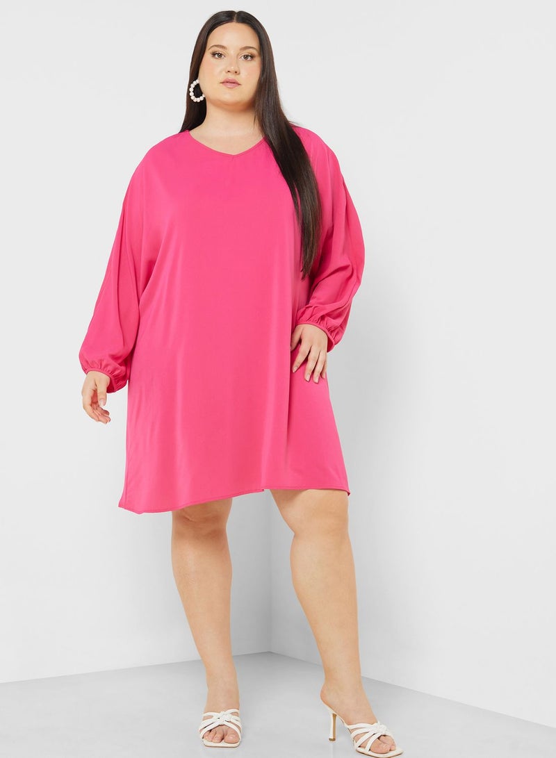 Oversize V Neck Tunic