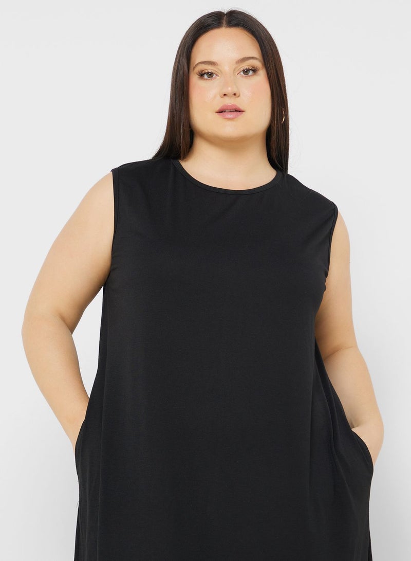 Oversize Shift Dress