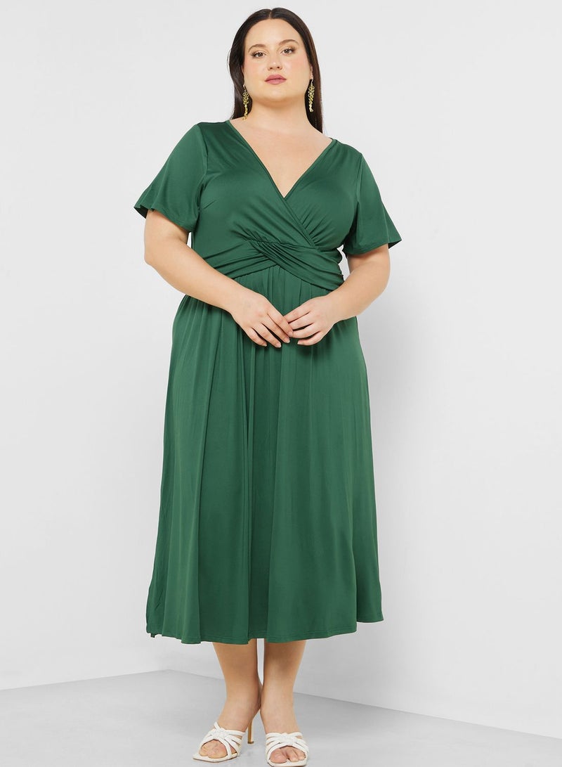 A Line Midi Dress