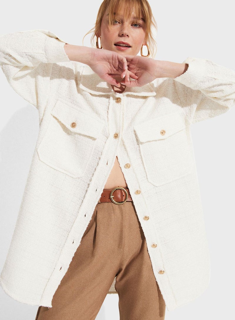 Button Detail Jacket