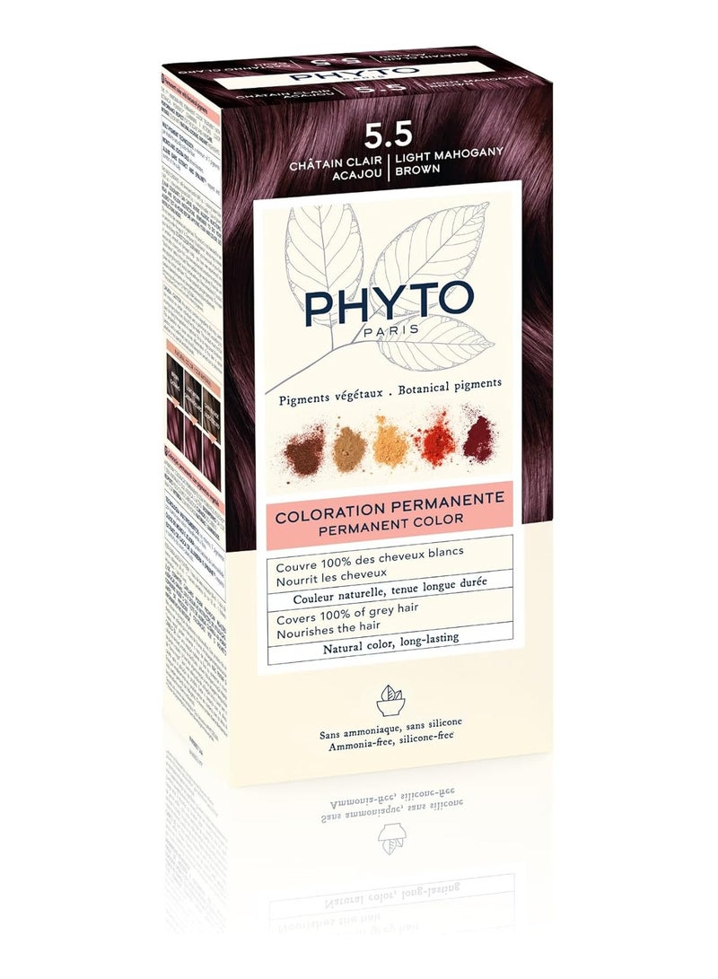 Phytocolor Permanent Hair Color 5.5 Light Mahogany