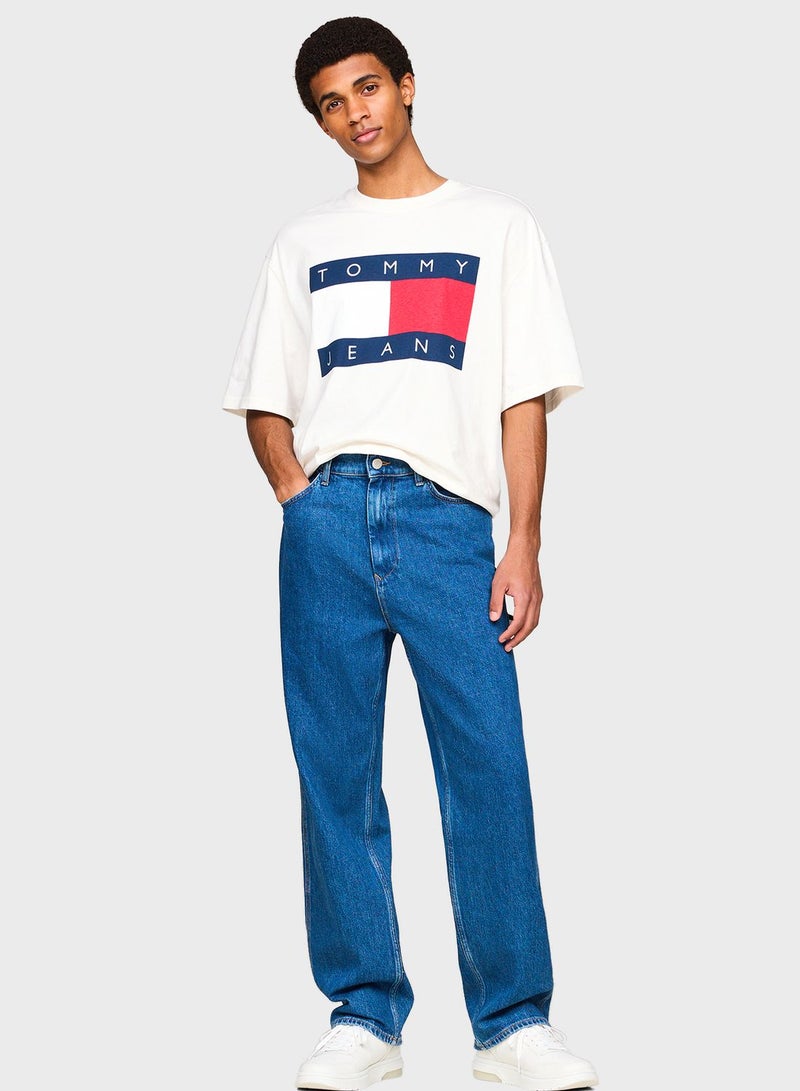 Big Flag Crew Neck T-Shirt