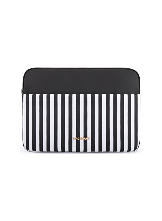 Laptop Sleeve Bag, BAGSMART Laptop Case Compatible with MacBook Air/Pro Retina,13-13.3 inch Notebook Compatible with MacBook Pro 14 inch 2021 2022 M1 Pro/Max A2442, Computer Bag with Pocket, Black