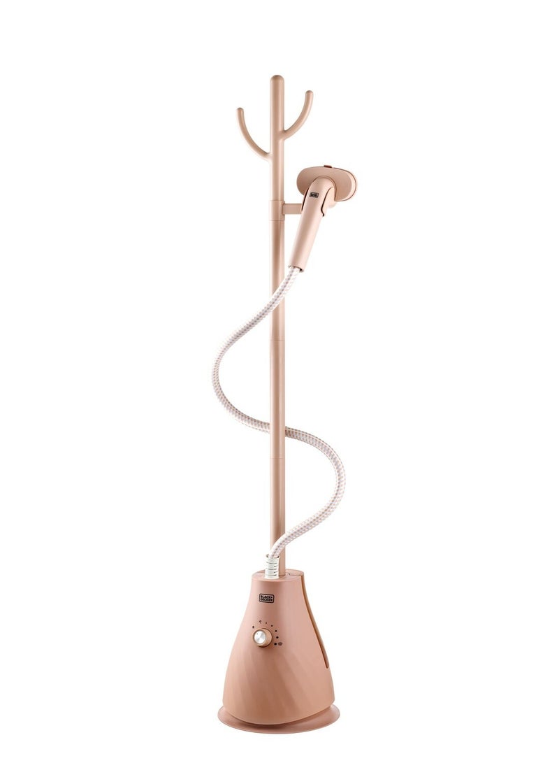 Vertical Garment Steamer, 1740W, 6 Steam Levels, 1.8L Tank for 55 Minutes of Continuous Steaming, Quick Heat-Up in 50 Sec, Adjustable Single Pole, Compact Storage 1.8 L 1740 W GST1620-B5 Rose Gold