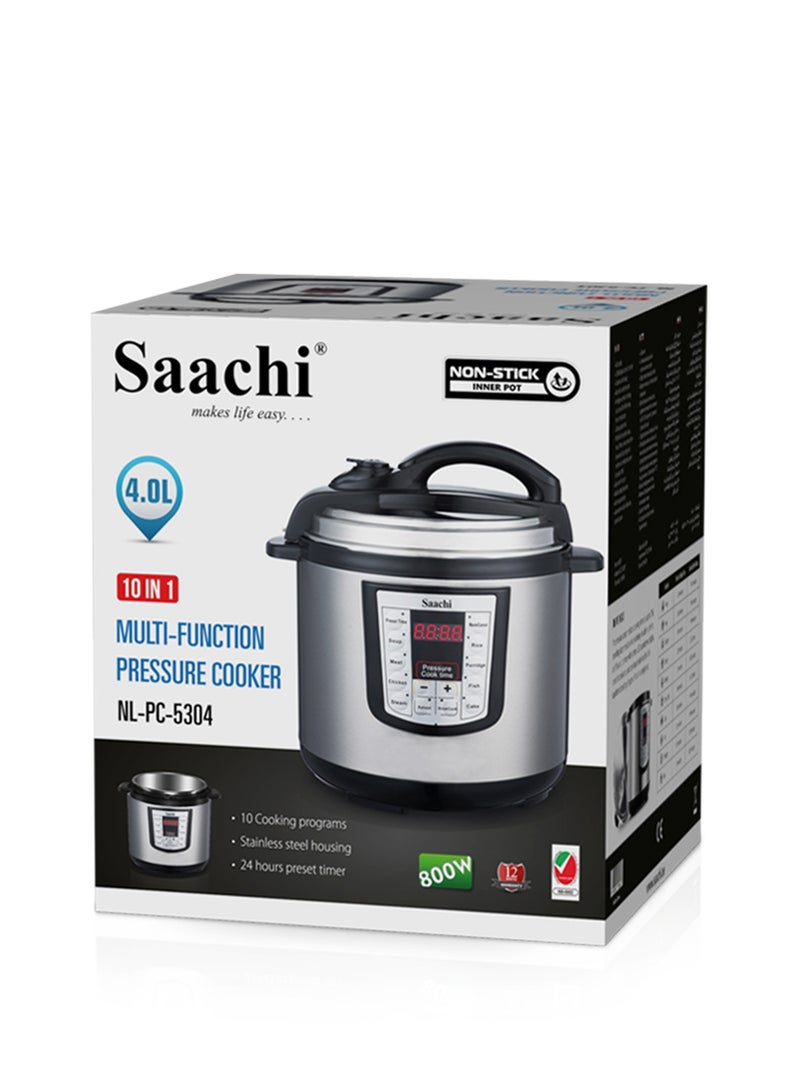 Electric Pressure Cooker 4 L 800 W NL-PC-5304-BK Black