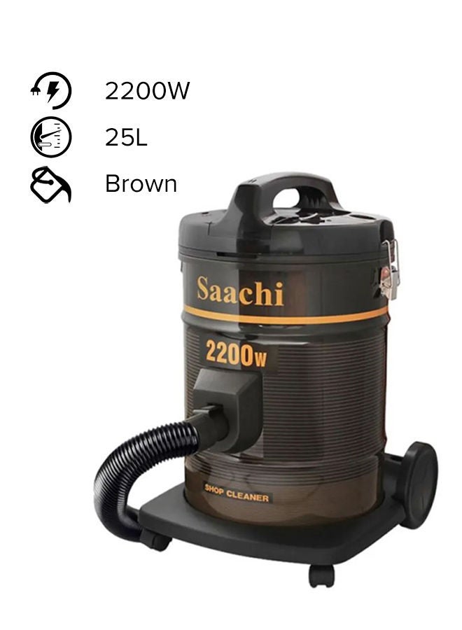 Vacuum Cleaner With Air Blowing Function 2200 W NL-VC-1107-BR Brown