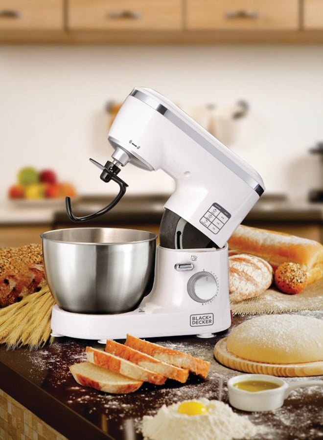 Kitchen Stand Mixer Machine, 4L Stainless Steel Bowl, 6 Speed Settings, Planetary Motion, Professional Baking Results, Easy Mixing And Kneading,