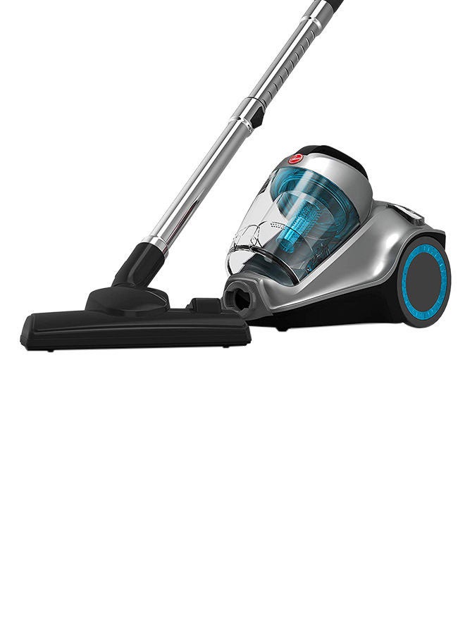 Power 7 Bagless Cyclonic Canister Vacuum Cleaner With HEPA Filter, Powerful Performance For Home And Office, Large Capacity - 4 L 2400 W HC84-P7A-ME Blue/Silver