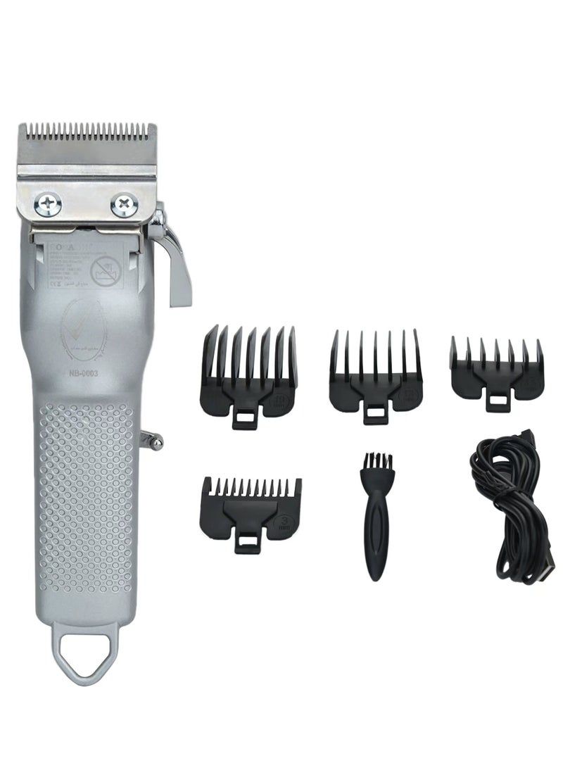 Rechargeable Hair Clipper With Digital LCD Display  2 Hours Continuous Working Time Sharp And Carbon Steel Cutter Blade With HighQuality Metal Body Chargeable And Cordless  SHC-1061 Red