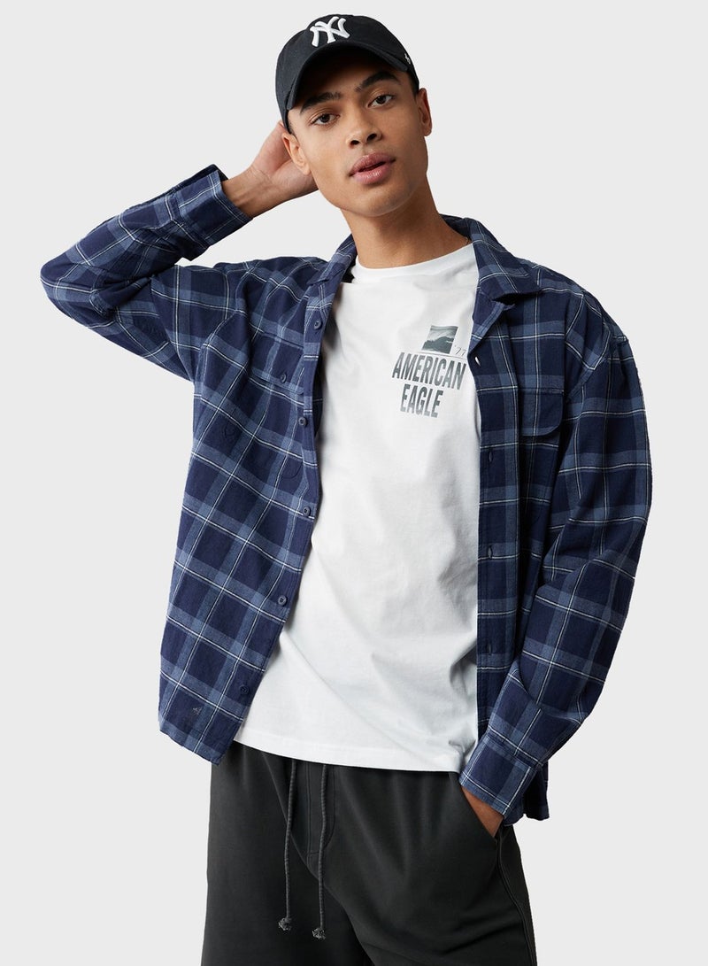 Checked Regular Fit Shirt