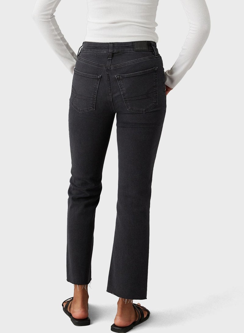 High Waist Stright Pants