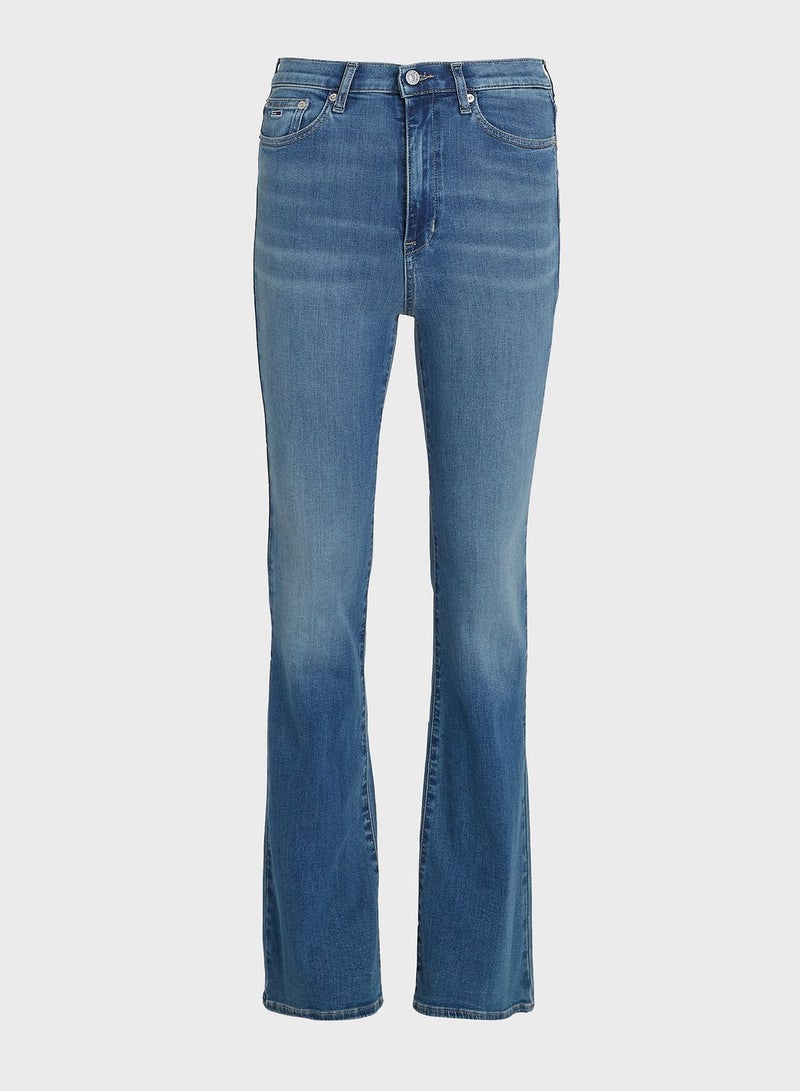 Flared High Waist Jeans