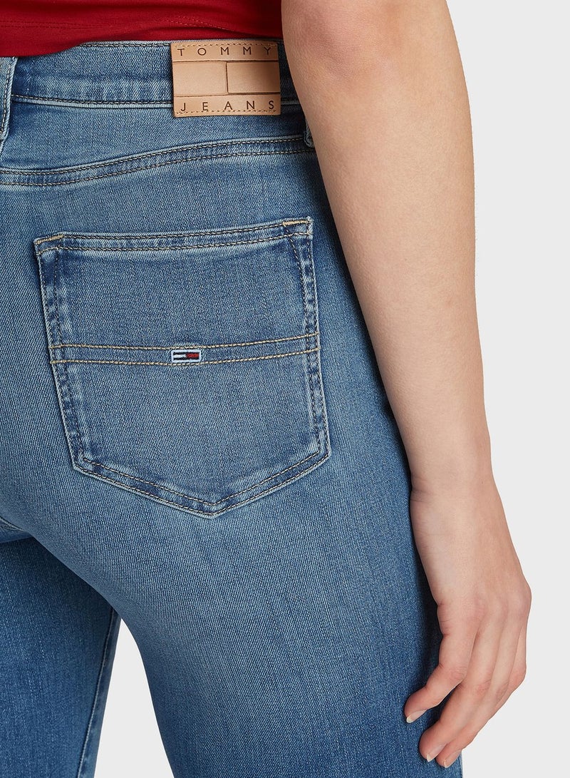 Flared High Waist Jeans