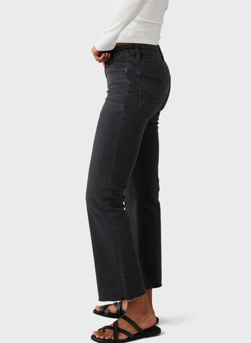 High Waist  Stright Jeans