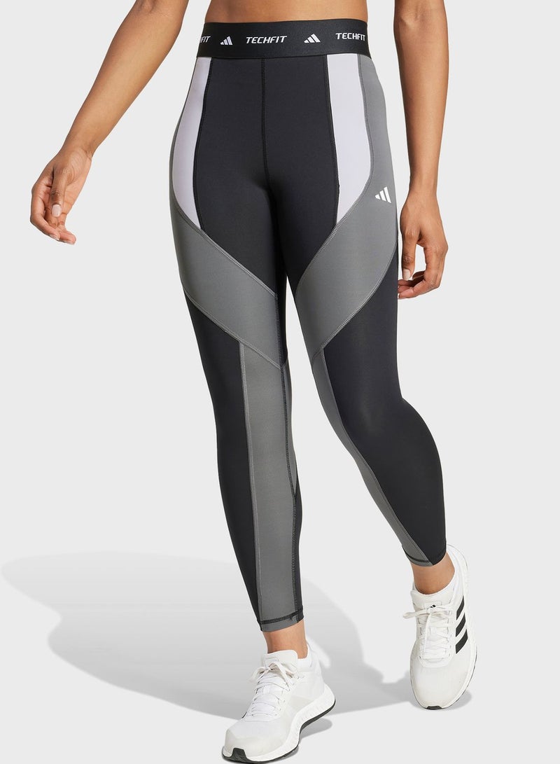 Techfit 7/8 Colorblock Leggings