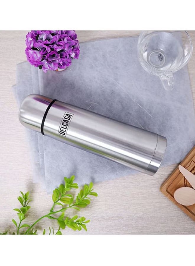 Stainless Steel Vacuum Bottle Silver