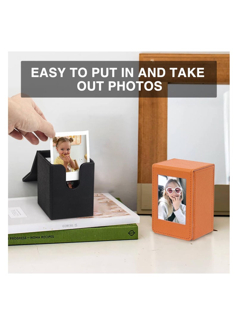 Mini 3 inch Film Picture Holder Case, Functional Storage Case for Fujifilm Instax Mini 12/11/99/90/EVO Camera Film Accessories Photo Pouch Protection Case Can hold 50+ films (Black)