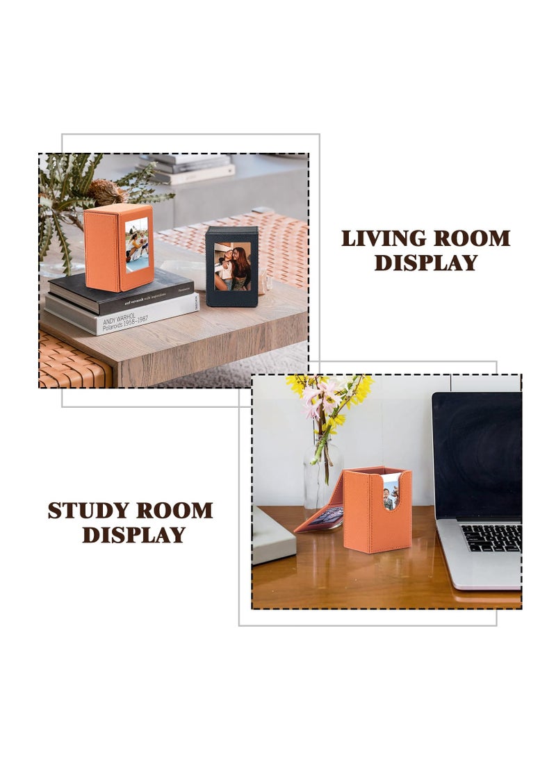 Mini 3 inch Film Picture Holder Case, Functional Storage Case for Fujifilm Instax Mini 12/11/99/90/EVO Camera Film Accessories Photo Pouch Protection Case Can hold 50+ films (Black)