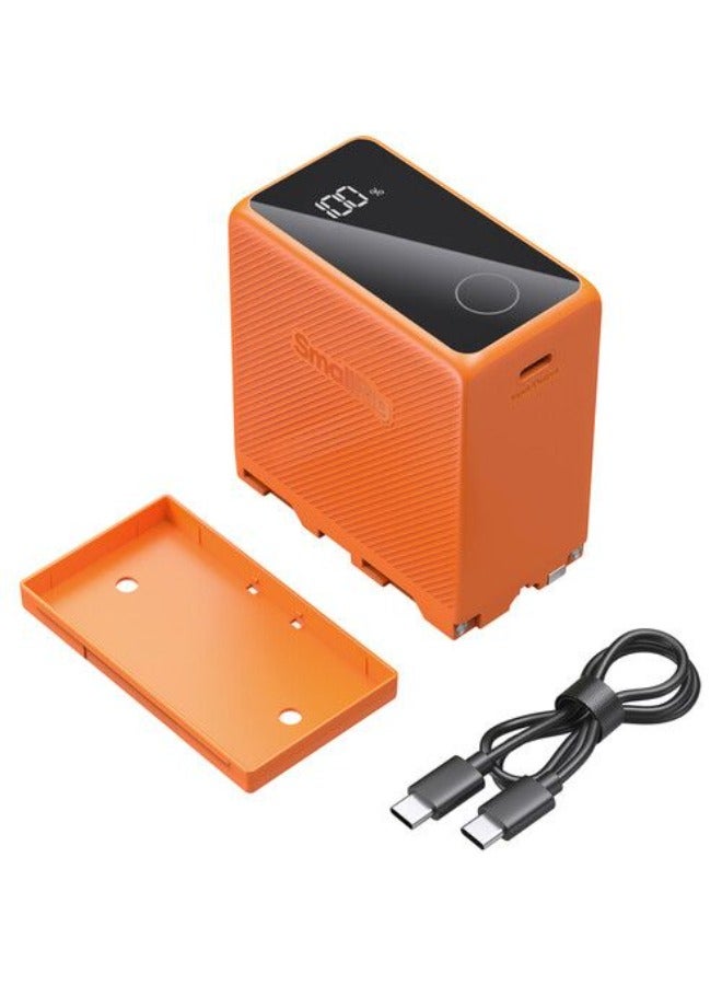 L-Series/NP-F970 USB-C Rechargeable Camera Battery (Orange)