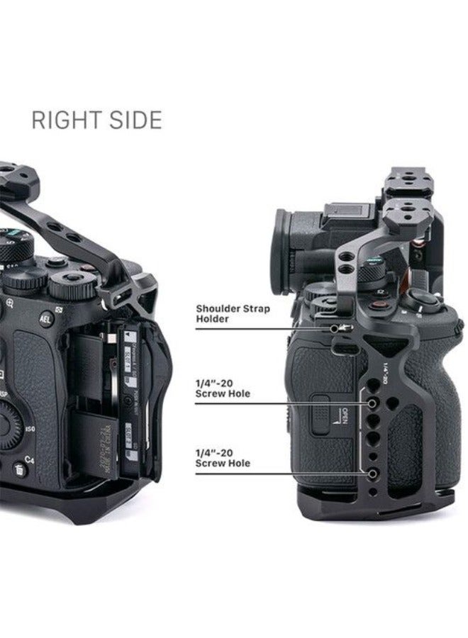 Pro Camera Cage Kit For Sony A7 IV (Black)