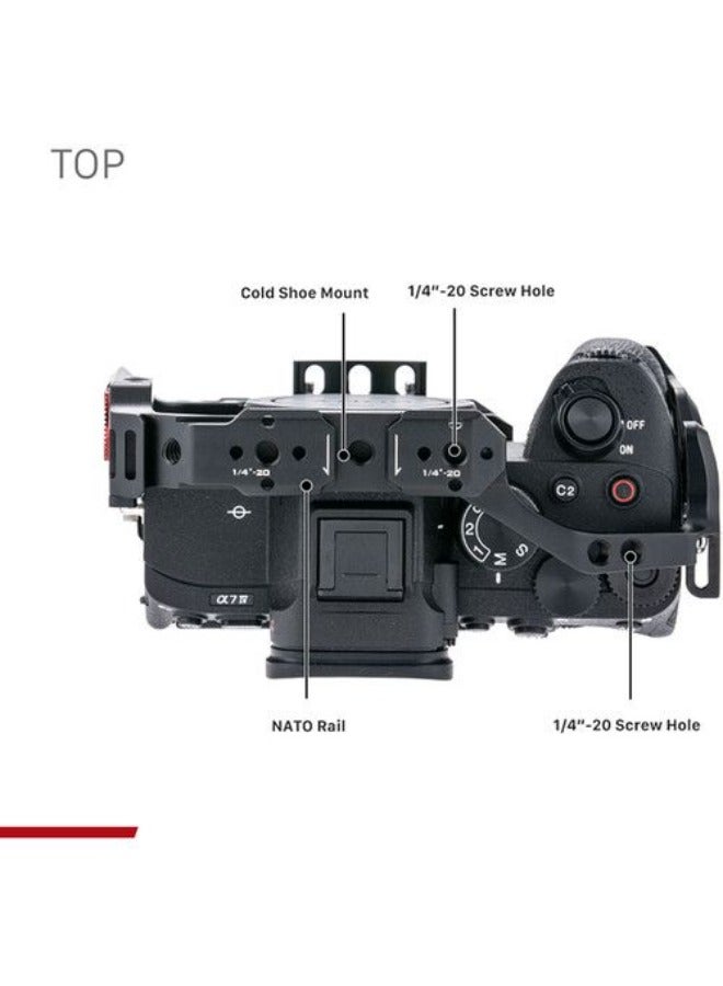 Pro Camera Cage Kit For Sony A7 IV (Black)