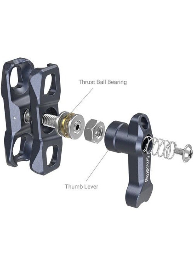 Magic Arm with Dual Ball Heads (1/4”-20 Screw and NATO Clamp) 3875