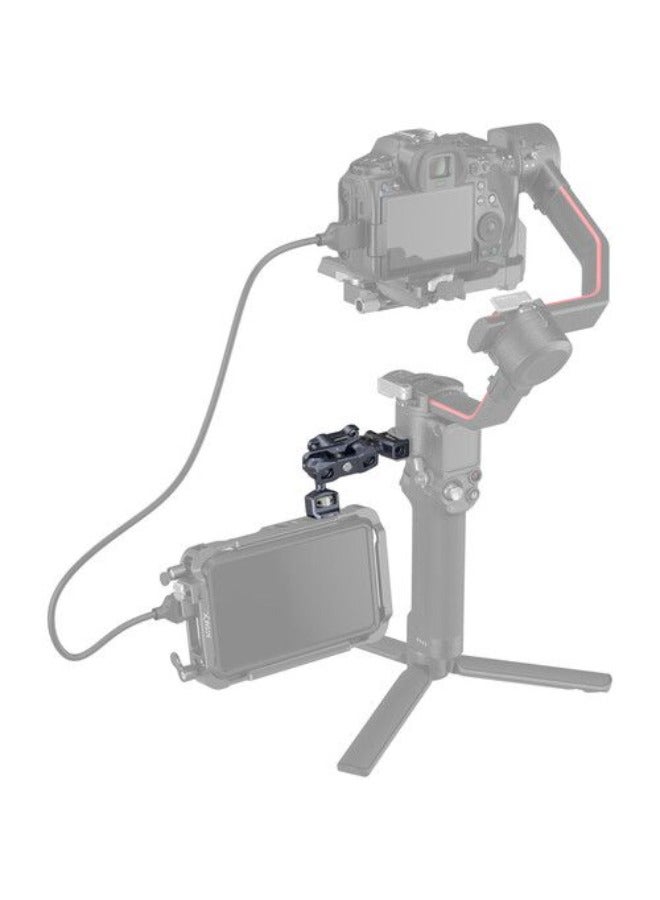 Magic Arm with Dual Ball Heads (1/4”-20 Screw and NATO Clamp) 3875