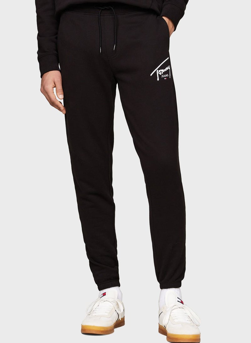 Graphic Slim Fit Sweatpants