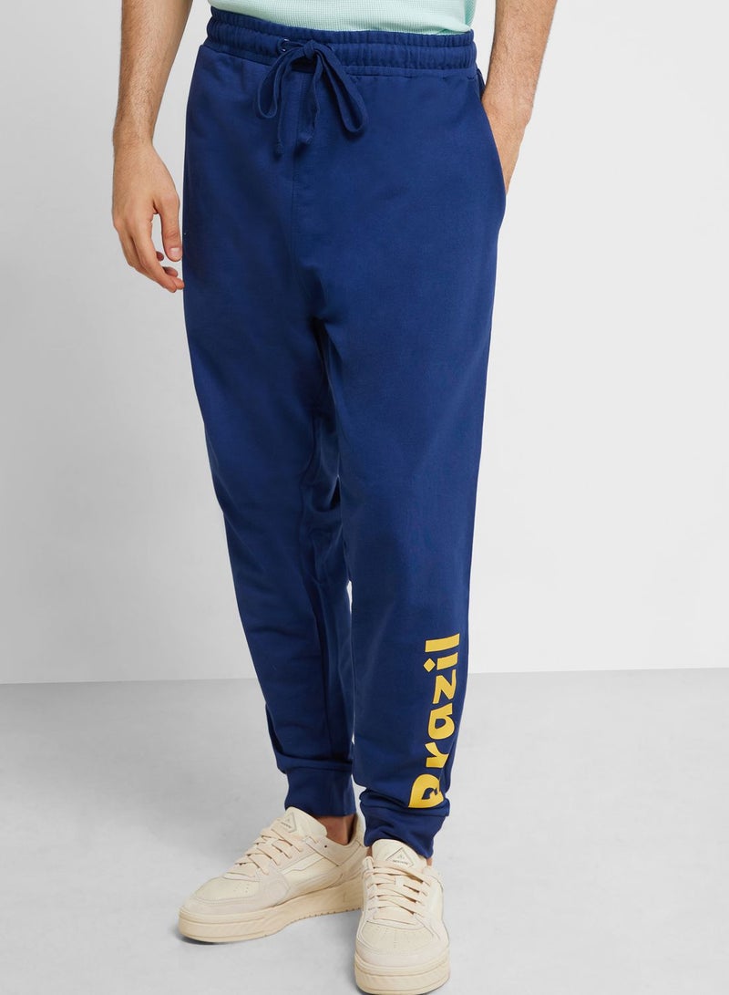 Cuffed Drawstring Sweatpants