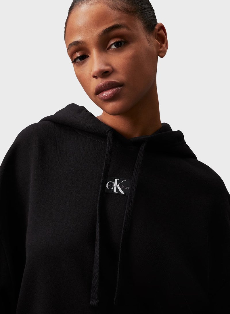 Logo Drawstring Hoodie