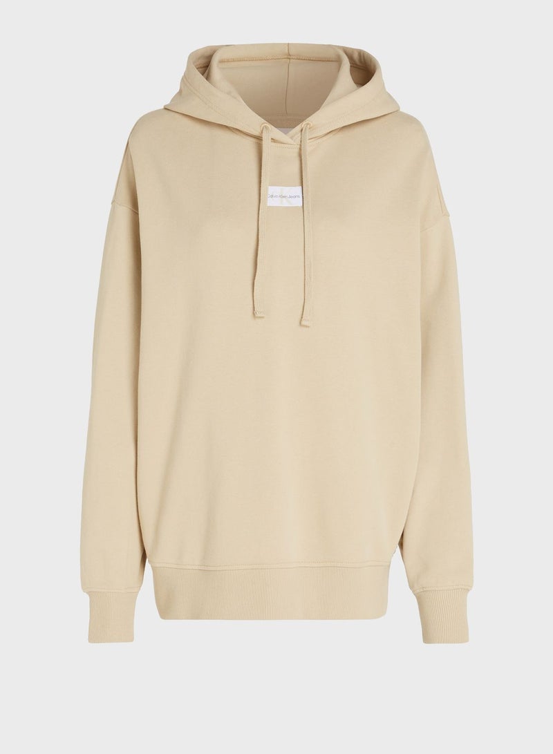 Logo Drawstring Hoodie