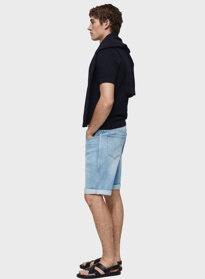 Casual Slim Fit Barmuda Shorts