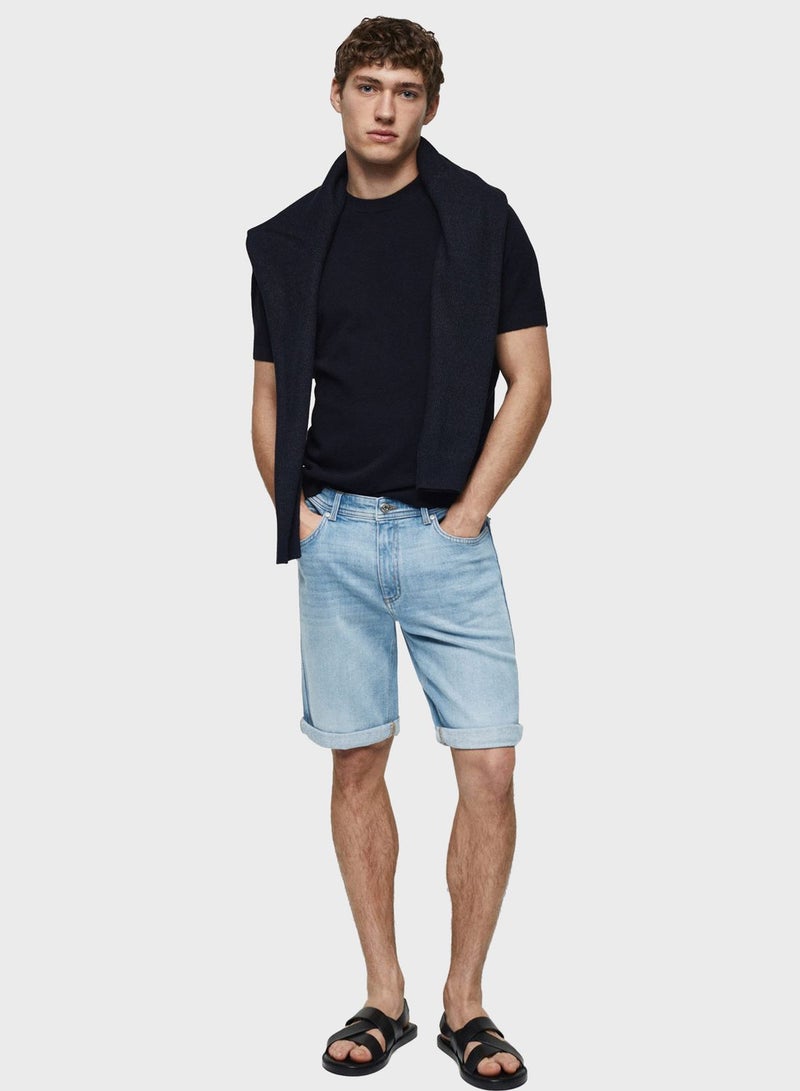 Casual Slim Fit Barmuda Shorts