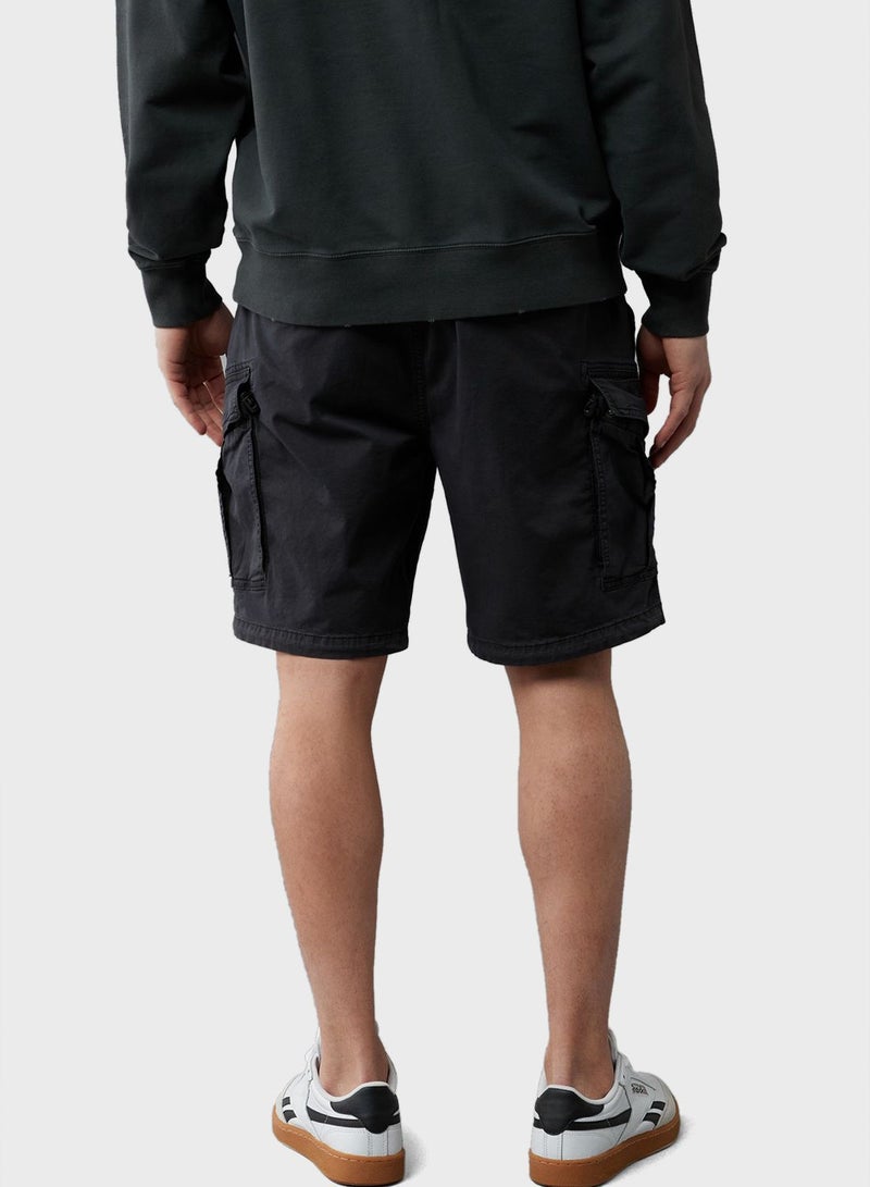 Pocket Detail Drawstring  Shorts