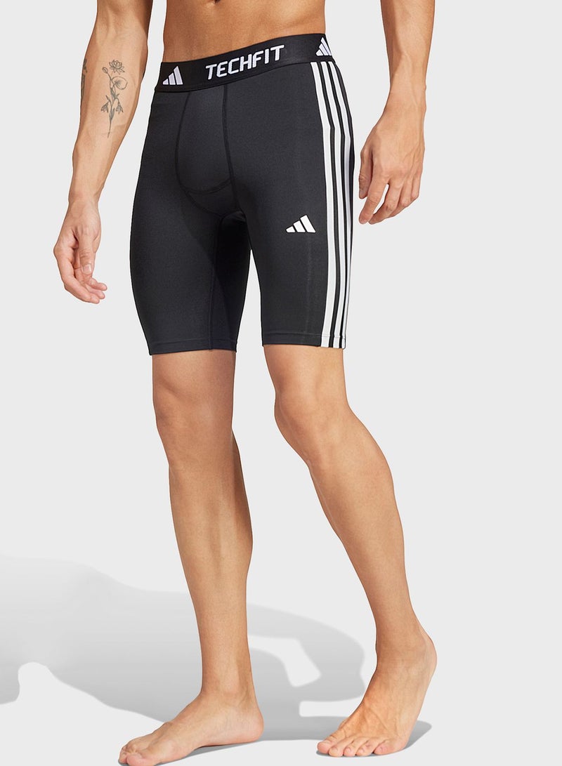 Techfit Compression 3 Stripe Shorts