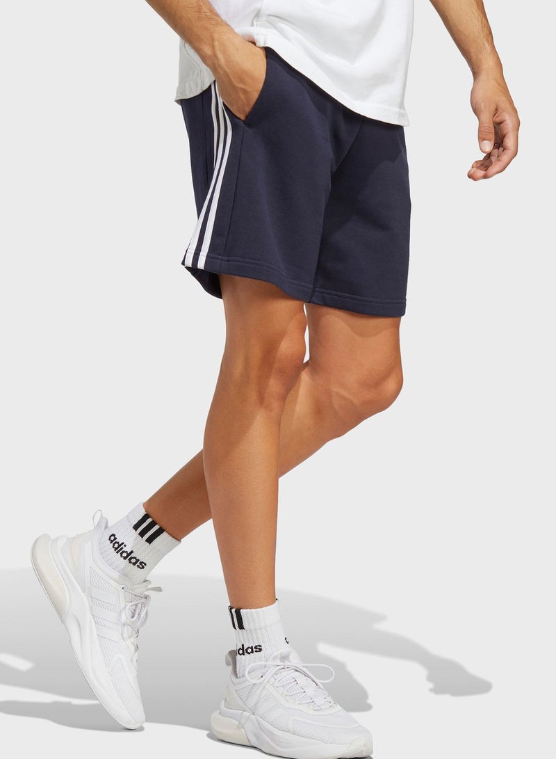 Essentail French Terry 3 Stripe Shorts