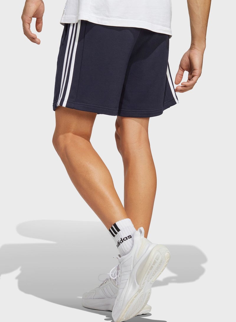 Essentail French Terry 3 Stripe Shorts