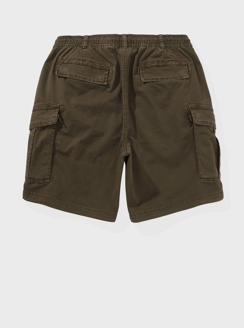 Pocket Detail Drawstring  Shorts