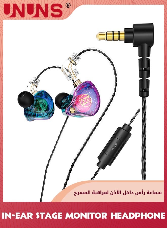 In Ear Headphones,Type C Earbuds Wired Earphone,USB C Headphones,DJ Stage Earbuds,Noise Isolating Headset for Running Gym Workouts,USB Type C Headset With Microphone/3-Button Remote,Purple 1.2M