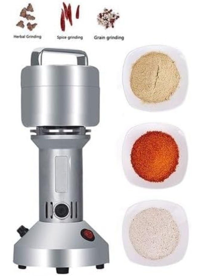 Portable Grain Grinder 150g Herb Grain Spice Cereal Mill Grinder Flour Powder Machine 1000W, Timing Grinding Machine High Speed Food Processor