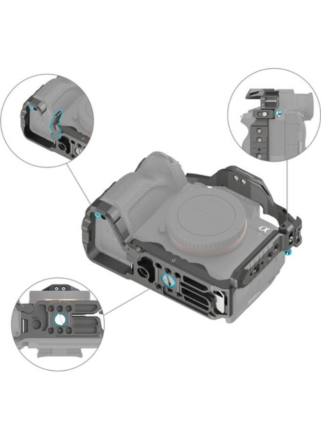 HawkLock Quick Release Advanced Cage Kit for Sony a7R V, a7 IV, a7S III