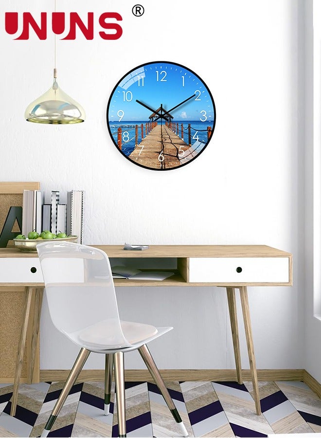 Wall Clocks,12 Inch/30cm Silent Non Ticking Modern Wall Clock For Living Room Bedroom Kitchen Office Classroom Decor,Battery Operated